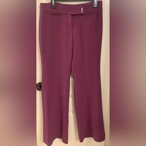 White House Black Market Women's Legacy Fashion Flare Pants Purple